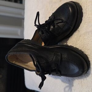 Classic Black Kids Dress Leather Shoes